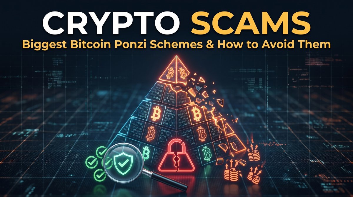 Crypto Scams: Biggest Bitcoin Ponzi Schemes & How to Avoid Them