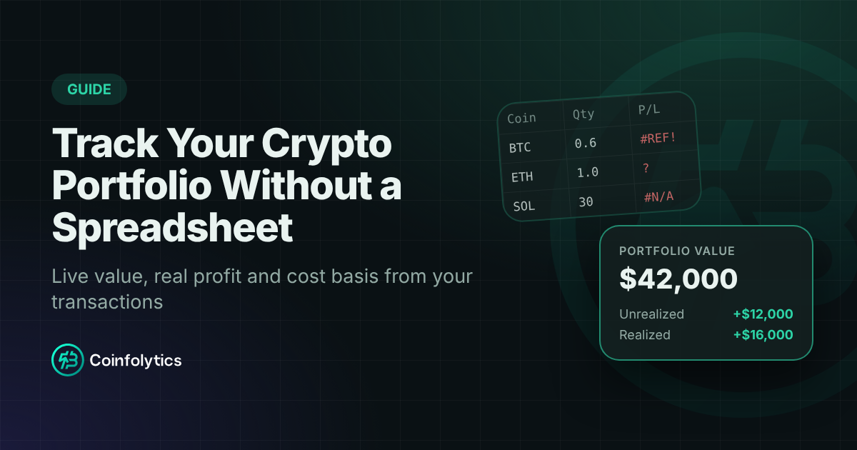 Track Your Crypto Portfolio Without a Spreadsheet