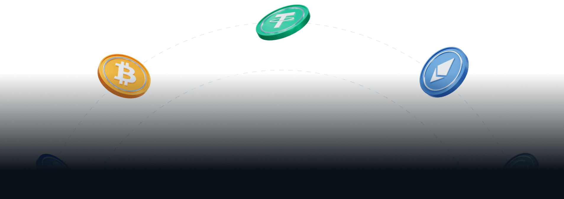 Crypto market background art