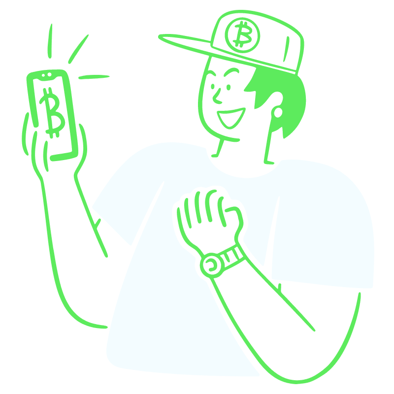 Crypto portfolio illustration